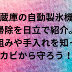 冷蔵庫の自動製氷機の掃除を日立で紹介。仕組みや手入れを知ってカビから守ろう！